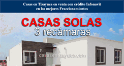 Desktop Screenshot of casasentizayuca.com